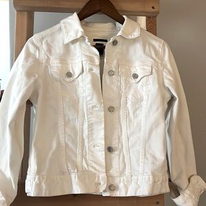 Vintage Gap Jean Jacket White sz S